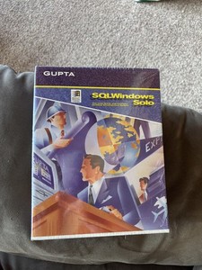 Gupta SQLWindows Solo Desktop Development System  Sealed Box Windows 1994