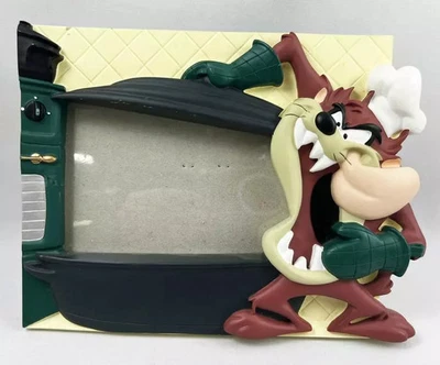 Looney Tunes - Cadre Photo Résine Démons & Merveilles 2002 - Taz Cuisinier - Photo 1/4