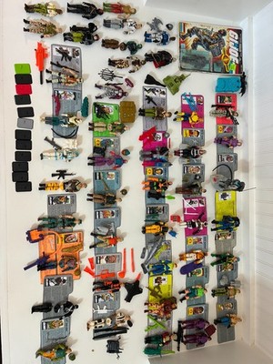 Vintage GI Joe ARAH Figure Lot 1985-1993 Many Complete Accessories & File Cards