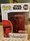 Funko Pop! Vinyl: Star Wars - The Mandalorian (Chrome) (Red) - Target...