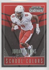 2016 Contenders Draft Picks School Colors Jordan Williams-Lambert Williams z6b