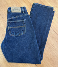 Express Blues Women  s Size 5/6 Bootcut Dark Wash Mid Rise Blue Jeans 100 cotton