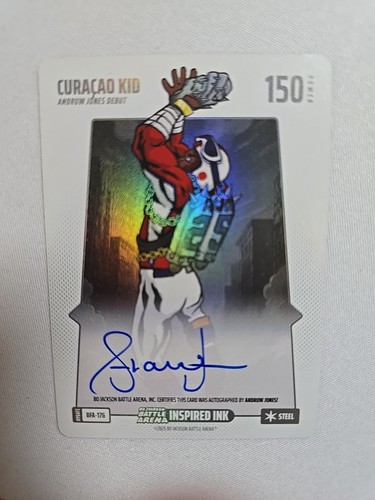 2025 BO JACKSON BATTLE ARENA STEEL AUTO- INSPIRED INK - CURACAO KID - BFA-176