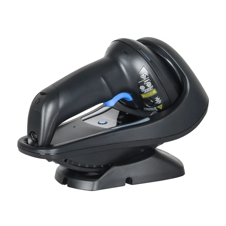 Datalogic GM4500 Wireless Bluetooth Barcode Scanner 2D QR 1D Bar Code w/ Cradle - Image 3 of 4