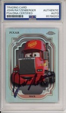 2024 TOPPS CHROME REFRACTOR PIXAR MACK SIGNED JOHN RATZENBERGER PSA DNA AUTO