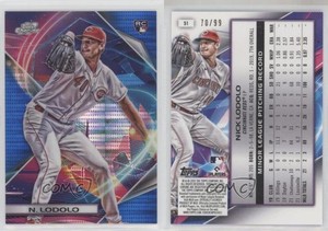 2022 Topps Cosmic Chrome Blue Moon Refractor /99 Nick Lodolo #51 Rookie RC