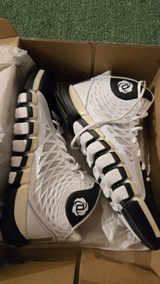 Adidas Q33230 D Rose 773 II Men's Basketball Shoes White Silver Black US 13