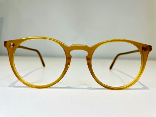Oliver Peoples O'Malley OV5183 Rare 1578 Amber Color Size 47 Made in Italy