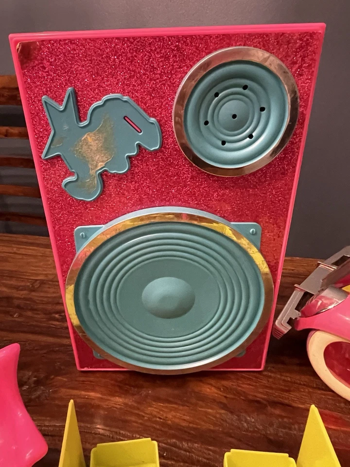 Juego de Coche y Backstager Vintage Años 80 Jem and The Holograms Roadster ¡RADIO FUNCIONA! Foto 4 de 4