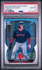 Roman Anthony 2023 Bowman Mega Box Chrome #71 PSA 10 1st Bowman Boston Red Sox