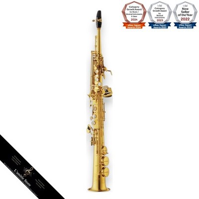 YANAGISAWA S-WO1 Soprano Saxophone w/Case MINT SWO1 Sax Japan New