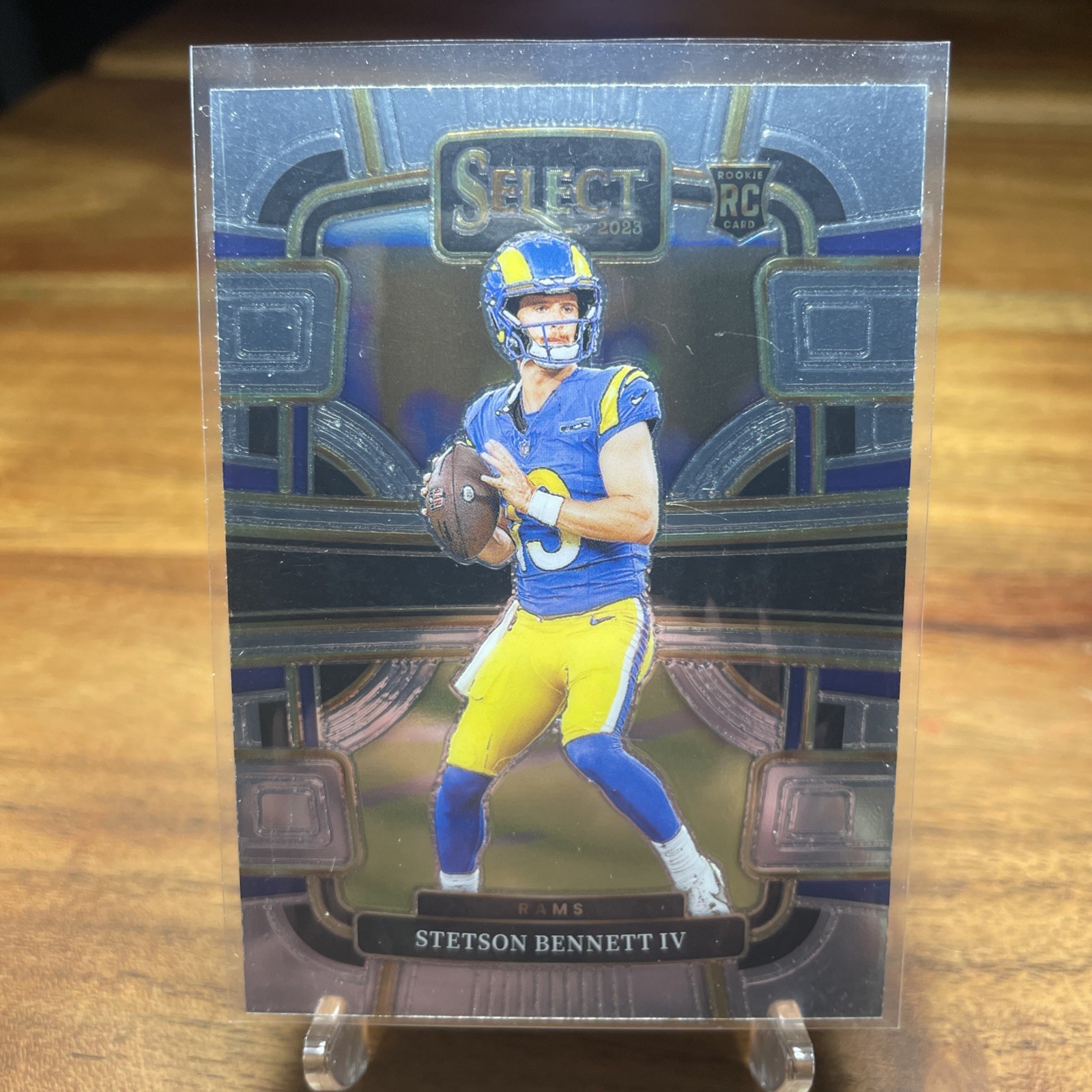 2023 Panini Select Stetson Bennett IV Rookie Card #55 Los Angeles Rams (RC)