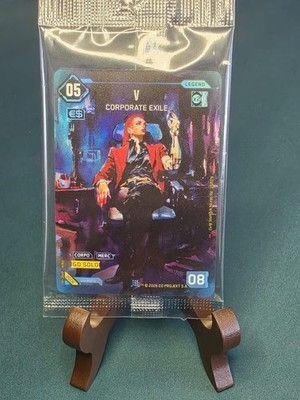 Cyberpunk TCG   V   Nova Rare B006   Boxtopper Promo