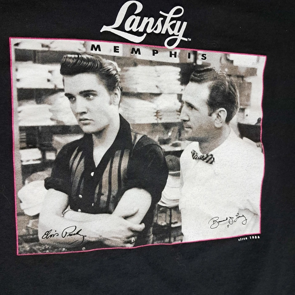 Camiseta De Colección Elvis Presley Sun Records Memphis Para Hombre’s M Rock & Roll Camiseta Foto 4 de 4