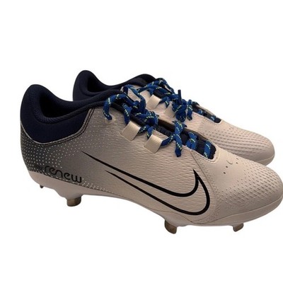 Nike Hyperdiamond 4 Pro Womens Softball Cleats White Navy CZ5920-400 Size 9.5