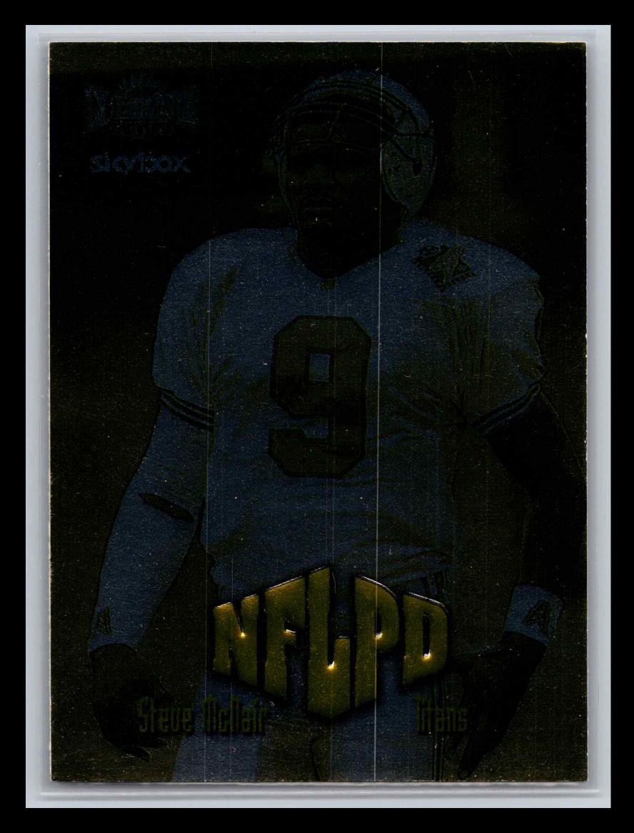 1999 SkyBox Metal Universe #192 Steve McNair Tennessee Titans