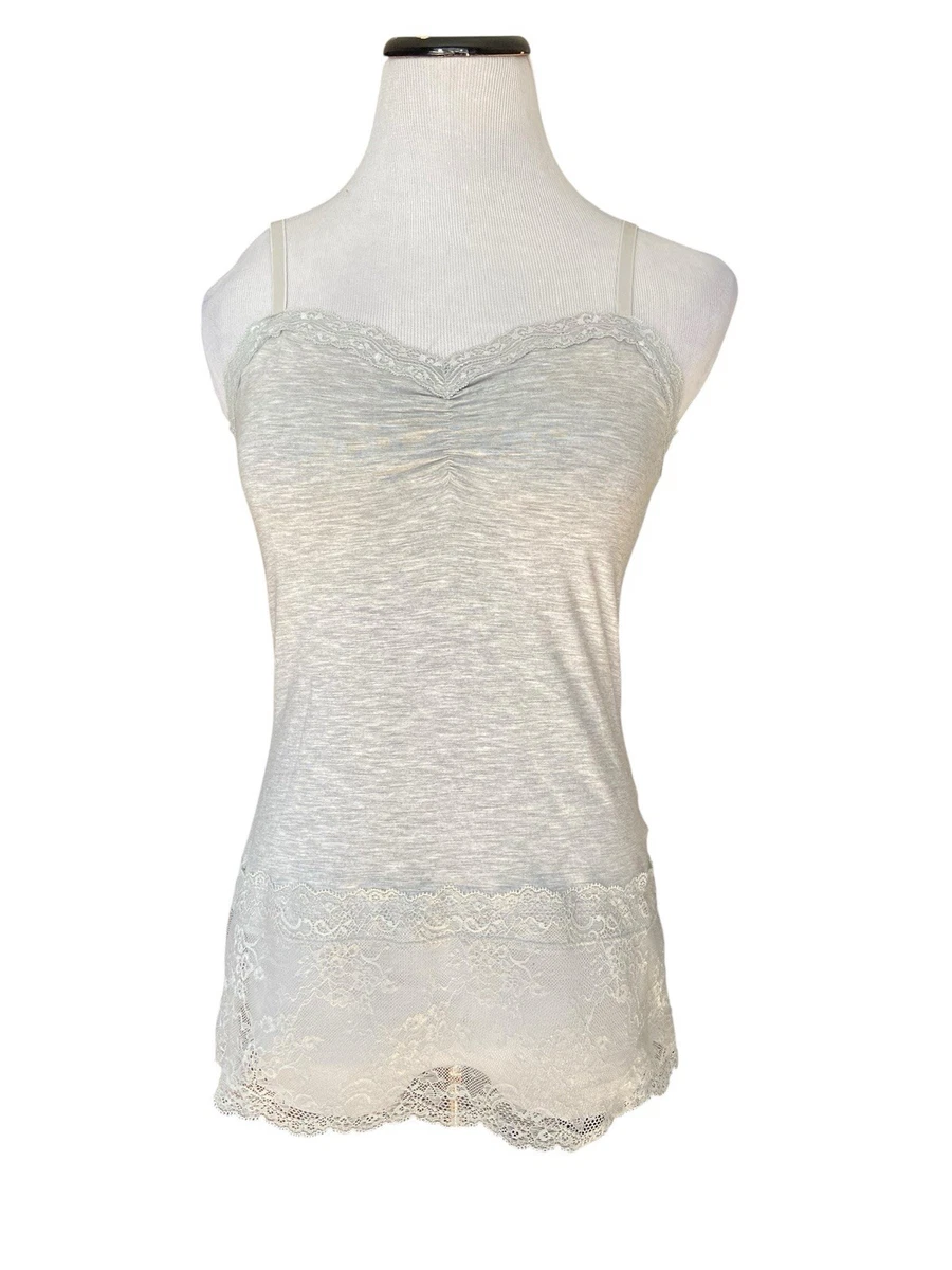 Top Sans Manches White House Black Market - Taille 2 Couleur Crème Or - Coton Décontracté Femme