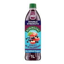 Robinsons Apple & Blackcurrant No Added Sugar Squash 1L
