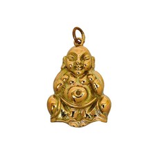 PRE-OWNED 9CT GOLD BUDDHA PENDANT
