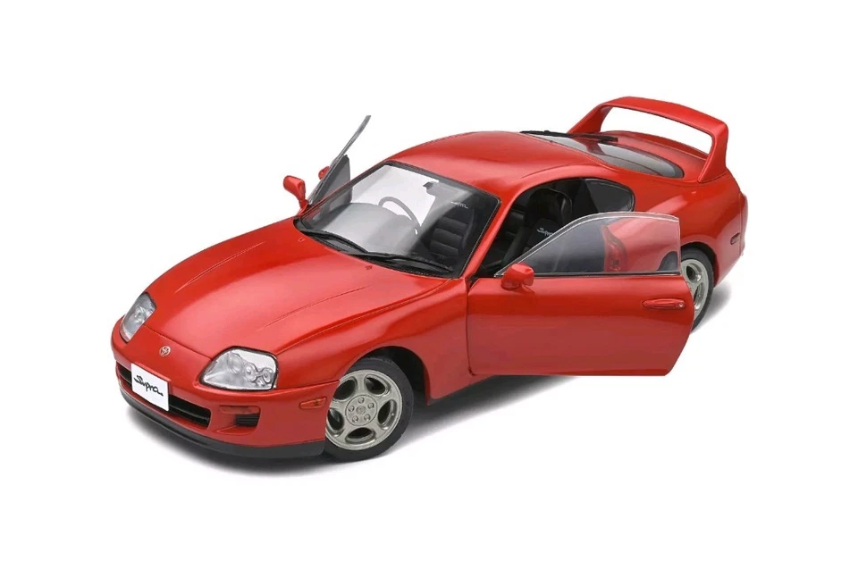 Toyota Supra MK4 A80 Red Rosso 1993 Solido 1:18 Nuovo - Immagine 3 di 4