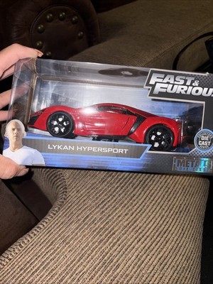 Jada Fast And Furious Red Lykan Hypersport Diecast Metal 1:32 Scale