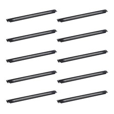 1U Server Rack Mount Panel Spacers 19" Blank Pack of 10 with Ventilation