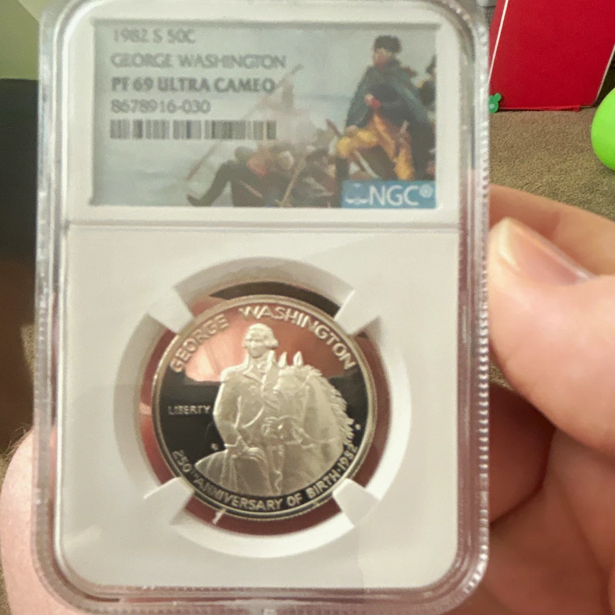 NGC鑑定 PF69 1982 S 25セント 硬貨 ULTRA CAMEO NGC鑑定 PF69 1982 S