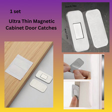 Ultra Thin Magnetic Cabinet Door Catches Strong Drawer Magnet Stopper Closer