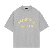 Fear of God Essentials Heavy Jersey Crewneck T-Shirt Light Heather Grey