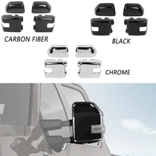 Rearview Mirror Towing Cover Trim For Ford F250 F350 F450 F550 17-23 Accessories