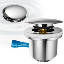 kör4u Pop-Up Ablaufventil 1 1/4" universal chrom Ablaufgarnitur