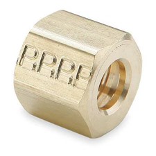 Parker 61C-3 3/16" Compression Brass Nut 10Pk