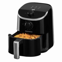 DAEWOO Single Pot Air Fryer 2L, 900W, Black, Compact, 80–200°C, Manual SDA2609GE