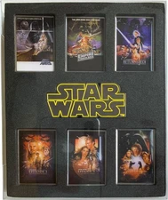 Star Wars Saga IBA156 Pin Badge Set 7 Pieces with Display Case