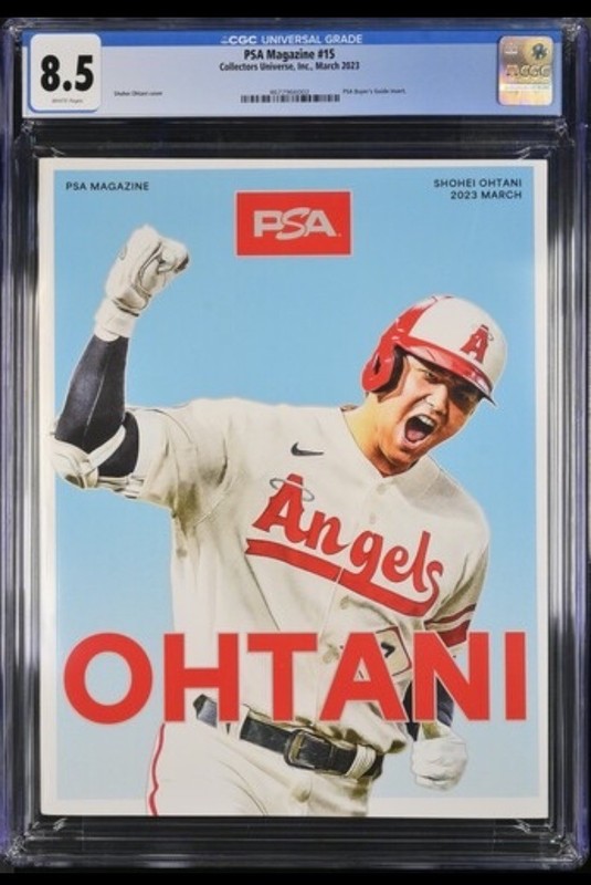 Shohei Ohtani PSA Magazine March 2023 Variant Cover CGC 8.5 RARE Angels Dodgers 