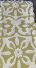 Set Of 2 Vintage Sears Drylon Bath Towels Jacobean Pattern  W/ Fringe — photo 3
