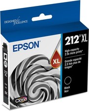EPSON 212 Claria Ink High Capacity Black Cartridge T212XL120-S Brand New Seal