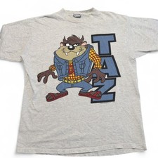 Vintage 1994 Taz Tasmanian Devil Warner Bros T Shirt Jerry Leigh XL OSFA Cartoon