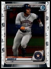 2020 Bowman Draft #BD-133 Zach Daniels Chrome