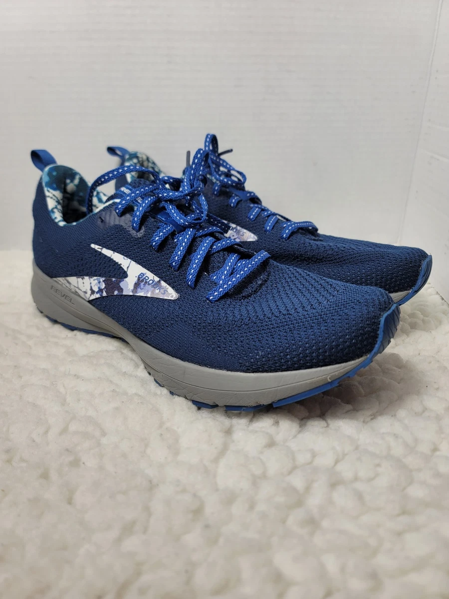 Brooks Revel 5 Mens Running Shoes Blue White Tie Dye Marble Size 13 D Cushioned Brooks Revel 5 Blue Marble for sale | eBay main image 3