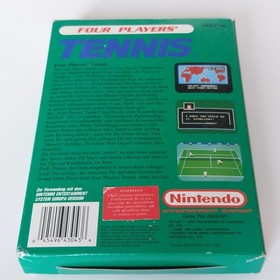 Four Players Tennis - Jeu Nintendo NES - En boite-NOE (+notice en fran&ccedil;ais)