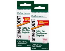 STIM-U-DENT Plaque Removers, Value Pack, Mint, 8 pk 25 ea Pack of 2 