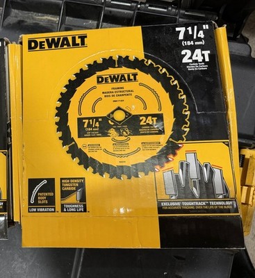 DEWALT DWA171424 7-1/4in 24T Carbide Circular Saw Blade 10 pack