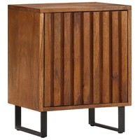 Nachttisch Massivholz Mango 40X30X50 Cm Beistelltisch Schlafzimmer