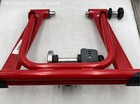 Red Black Metal Heavy Duty Adjustable Foldable Indoor Bike Rack — photo 1