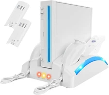 Game Organizer Station for Wii Remote Charger, Charging Dock Station