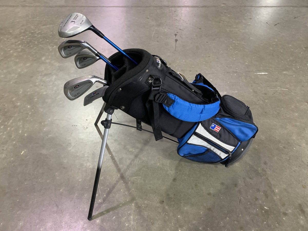 U.S. Kids Golf UL - 24 Club Set 3W 6 & 8 PW Putter KidPower 45-31