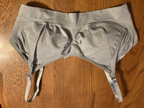 Reggiseno sportivo imbottito donna allattamento grigio schiena regolabile e spalline taglia XXL - Foto 6 di 6