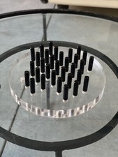 Space Age  Jeu de solitaire plexiglass 1970