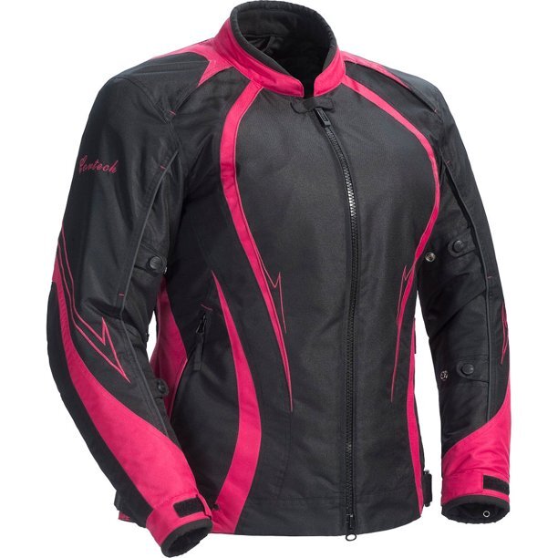 Cortech LRX Black/Pink or Black/White Motorcycle Jacket